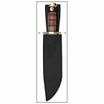 United Cutlery USMC Jungle Bowie mit 23,5 cm Edelstahlklinge und Ledergriff