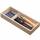 Opinel No 10 Slim Line - Taschenmesser mit Olivenholzgriff und Etui, Holzbox
