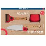 Opinel Le Petit Chef - Küchenmesser-Set für Kinder, 3-teilig mit Fingerschutz