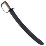 Condor Naval Cutlass Machete mit Holzgriff, 24" HC-Klinge und Lederscheide