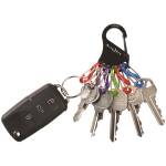 Nite Ize KeyRack S-Biner Schlüsselkarabiner mit 6 farbigen S-Biner, KRK2-01-R6