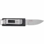 CRKT Scribe Neck Knife, 4,4 cm Edelstahlklinge mit Stonewash Finish, Taschenclip