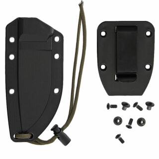 ESEE Model 3 3D, 1095HC Klinge in grn, G10 Griff, PVC-Scheide + Clip