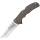 Cold Steel Code 4 Messer mit Tanto-Klinge aus CPM S35V Stahl und Alu-Griff