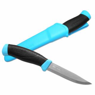 Morakniv Companion Freizeitmesser blau/schwarz, rostfreier Stahl, M-12093