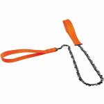 Nordic Pocket Saw - Original, Seilsäge mit 65 cm aus HC Stahl, orange Schlaufen