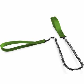 Nordic Pocket Saw - Original, Seilsäge mit 65 cm aus HC Stahl, grüne Schlaufen