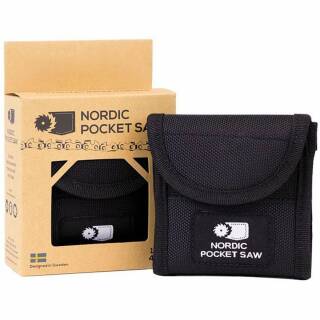 Nordic Pocket Saw - Original, Seilsge mit 65 cm aus HC Stahl, rote Schlaufen