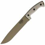 ESEE Junglas, Full Tang, 1095HC Stahl, Dark Earth Finish,...