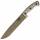 ESEE Junglas, Full Tang, 1095HC Stahl, Dark Earth Finish, Kydex-MOLLE-Scheide