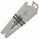 CRKT Pry Cutter Keychain Tool mit 5 Werkzeugen, aus rostfreiem Edelstahl