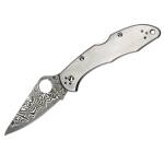 Spyderco DELICA 4 Messer mit VG-10 Damastklinge und...