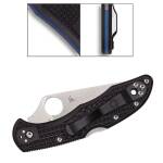 Spyderco DELICA 4 mit Klinge aus VG-10 Stahl, Blue Line...