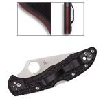 Spyderco DELICA 4 mit Klinge aus VG-10 Stahl, Red Line...