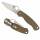 Spyderco PARA MILITARY 2 mit CPM Klinge, kastanienbrauner Micarta Griff
