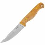 Condor Trelken Knife mit 420HC Full Tang Klinge, Hickory-Griff, Lederscheide