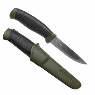 Morakniv Companion HD - Heavy Duty Messer, Carbonstahl, olivegrün, 12210