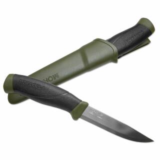 Morakniv Companion HD - Heavy Duty Messer, Carbonstahl, olivegrn, 12210