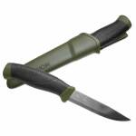 Morakniv Companion HD - Heavy Duty Messer, Carbonstahl, olivegrün, 12210