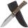 Condor Lifeland Hunter Knife mit 440C Stahl, Walnussholzgriff und Lederscheide