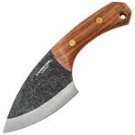 Condor Pangui Knife mit 1095HC Full Tang Klinge, Walnussgriff und Lederscheide
