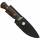 Gil Hibben Tundra Bushcraft Messer mit 420HC FullTang Klinge und Lederscheide