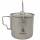 Pathfinder Titanium Bush Pot - Campingtopf aus Titanium mit Deckel, 1100 ml