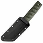 Cold Steel KYOTO I Messer mit schwarzer Tanto Klinge und OD grünem Kraton Griff