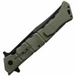 Cold Steel Large Luzon Messer mit schwarzer Klinge und OD green GFN Griff