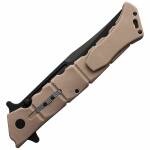 Cold Steel Large Luzon Messer mit schwarzer Klinge und desert tan GFN Griff