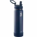 Takeya Actives Strohhalm-Trinkflasche aus Edelstahl, isoliert, 700ml, midnight