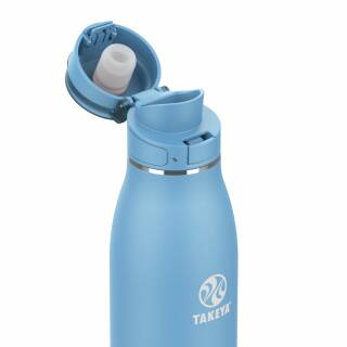 Takeya Actives Traveler Trinkflasche aus Edelstahl, isoliert, 500ml, bluestone
