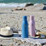 Takeya Actives Traveler Trinkflasche aus Edelstahl, isoliert, 740ml, blush