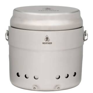 Pathfinder PFM40 Cook Set, Kochgeschirr aus 304 rostfreiem Edelstahl