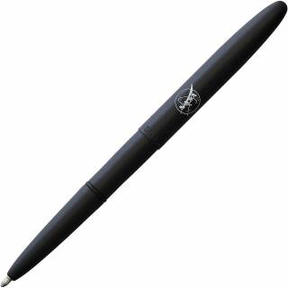 Fisher Space Pen Black Bullet Space Pen with NASA Meatball Logo - 400B-NASAMB