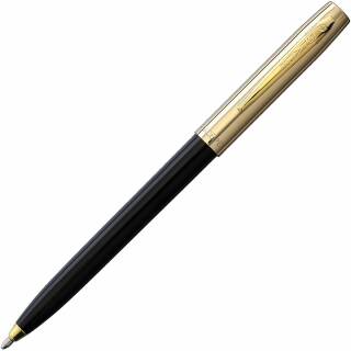 Fisher Space Pen Cap-O-Matic mit Messingkappe und schwarzem Schaft