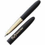 Fisher Space Pen - Black Bullet Space Pen with Gold Colored Logo - 400BGFG-RT