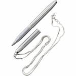 Fisher Space Pen - Fine Sized Chrome Bullet Pen W/Ring for Neck Chain - 350CN