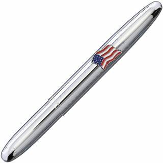 Fisher Space Pen - Chrome Bullet Space Pen with American Flag - 600AF