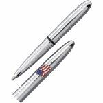Fisher Space Pen - Chrome Bullet Space Pen with American Flag - 600AF