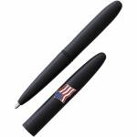 Fisher Space Pen - Matte Black Bullet Space Pen with American Flag - 600BAF