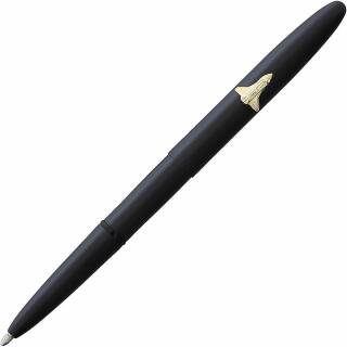 Fisher Space Pen - Matte Black Bullet Space Pen with Space Shuttle - 600BSH