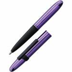 Fisher Space Pen Purple Haze Bullet Pen Matte Black Finger Grip&Clip-400PPB-BCL