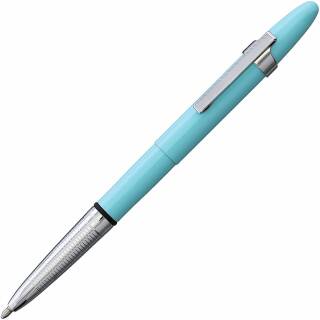 Fisher Space Pen - Tahitian Blue Bullet Pen W/ Chrome Pocket Clip - 400TBLCL