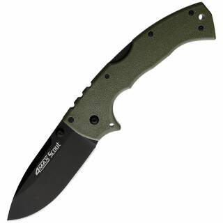 Cold Steel 4-Max Scout mit AUS-10A Klinge und OD green Griv-Ex Griffschalen