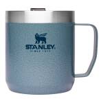 Stanley Classic Legendary Camp Mug Thermobecher mit Deckel, 0,35L, Hammertone Ice