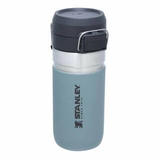 Stanley Quick Flip Water Bottle, Flasche mit 470 ml, vakuumisoliert, hellblau