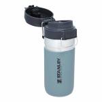 Stanley Quick Flip Water Bottle, Flasche mit 470 ml, vakuumisoliert, hellblau