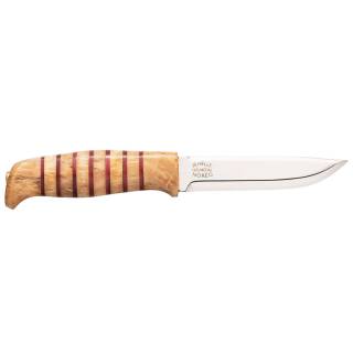 Helle hochglanzpolierter H3LS-Klinge  -Birkenholzgriff- JS 676 Limited Edition
