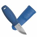 Morakniv Eldris Messer mit rostfreiem Sandvikstahl und TPR-Griff in blau